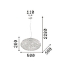 Orion 8 - Lámpara colgante - Ideal Lux - PerLighting Tienda de lamparas e iluminación online