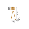 Klimt - Lámpara de pie - Ideal Lux