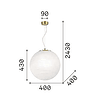 Grape 40 - Lámpara colgante - Ideal Lux