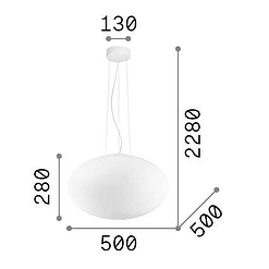Candy 50 - Lámpara colgante - Ideal Lux