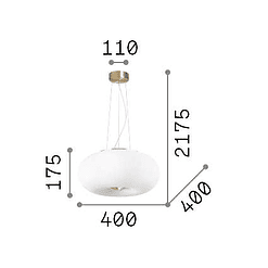 Arizona 3 - Lámpara colgante - Ideal Lux