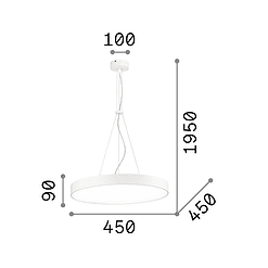 Halo 45 - Lámpara colgante - Ideal Lux