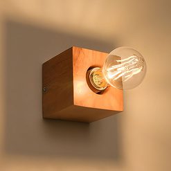 Aplique de pared Abel Madera - Sollux Lighting - PerLighting Tienda de lamparas e iluminación online