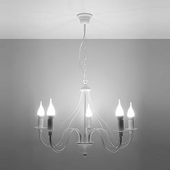 Lámpara de araña Minerwa II (5 luces) - Sollux Lighting - PerLighting Tienda de lamparas e iluminación online