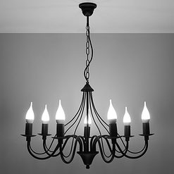 Lámpara de araña Minerwa (7 luces) - Sollux Lighting - PerLighting Tienda de lamparas e iluminación online