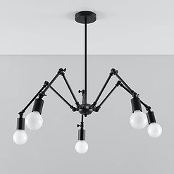 Lámpara de araña Stark (5 luces) - Sollux Lighting - PerLighting Tienda de lamparas e iluminación online