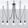 Lámpara colgante Edison (5 luces) - Sollux Lighting - PerLighting Tienda de lamparas e iluminación online