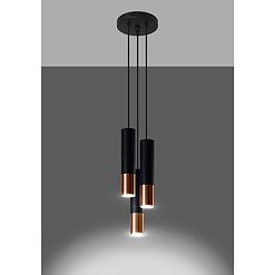 Lámpara colgante Loopez (3 luces) - Sollux Lighting - PerLighting Tienda de lamparas e iluminación online