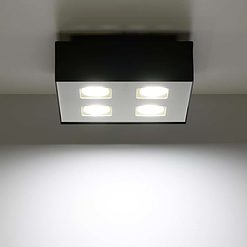 Plafón de techo Mono (4 luces) - Sollux Lighting - PerLighting Tienda de lamparas e iluminación online