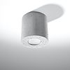 Plafón de techo Orbis Cemento - Sollux Lighting - PerLighting Tienda de lamparas e iluminación online