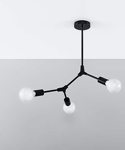 Plafón de techo Plato (3 luces) - Sollux Lighting - PerLighting Tienda de lamparas e iluminación online