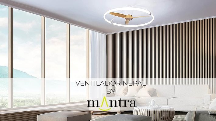 Ventilador de techo Nepal (Mantra) - PerLighting Tienda de lamparas e iluminación online