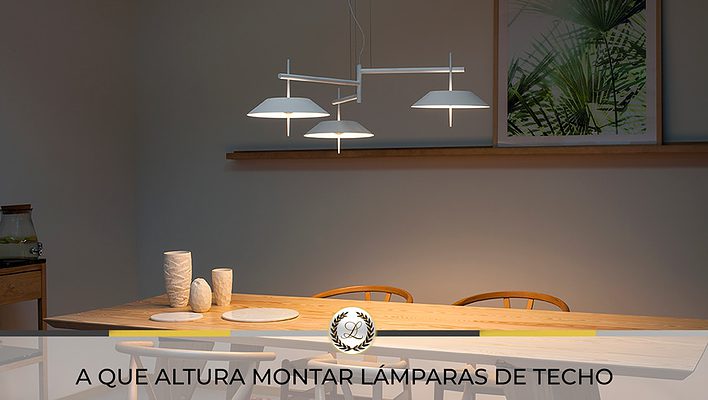 A qué altura poner lámparas de techo - PerLighting Tienda de lamparas e iluminación online