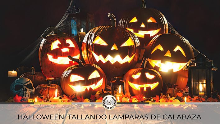 Halloween: tallando lámparas de calabaza con niños - PerLighting Tienda de lamparas e iluminación online