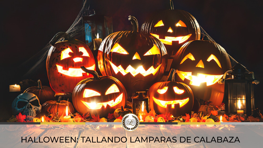 Halloween: tallando lámparas de calabaza con niños - PerLighting Tienda de lamparas e iluminación online