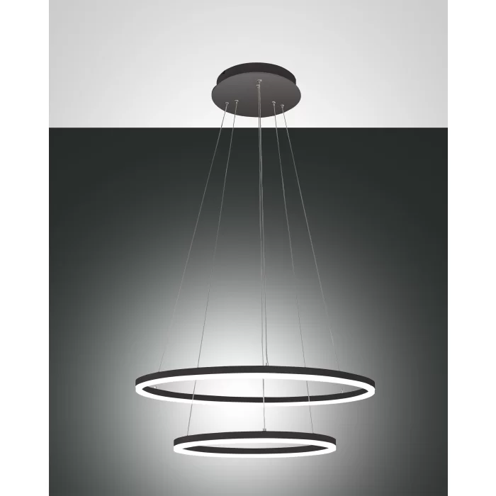 Giotto - Negro - Lámpara colgante - Fabas Luce - PerLighting Tienda de lamparas e iluminación online