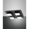 Lucas Antracita 4 - Plafón - Fabas Luce - PerLighting Tienda de lamparas e iluminación online