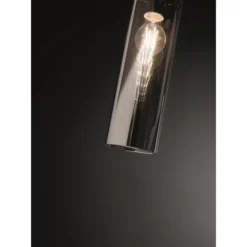 Sintesi Negro 1 - Lámpara colgante - Fabas Luce - PerLighting Tienda de lamparas e iluminación online