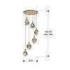Aquaria 6L  - Oro - Lámpara colgante - Schuller - PerLighting Tienda de lamparas e iluminación online