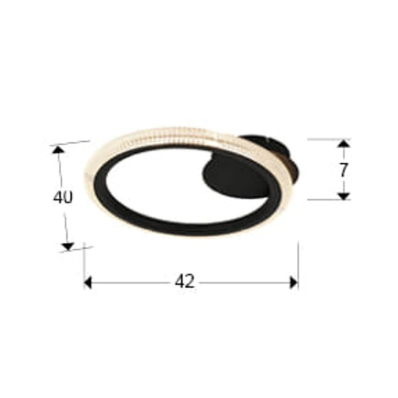 schuller ring plafon negro 5