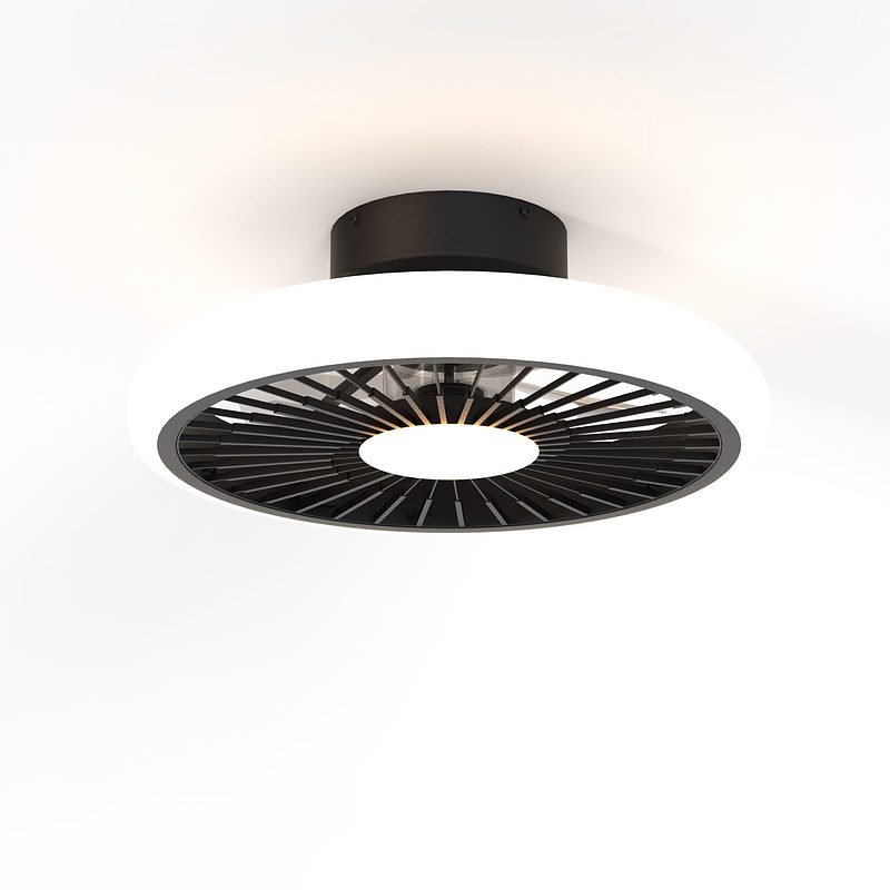 Turbo - Negro - Ventilador Plafón - Mantra - PerLighting Tienda de lamparas e iluminación online