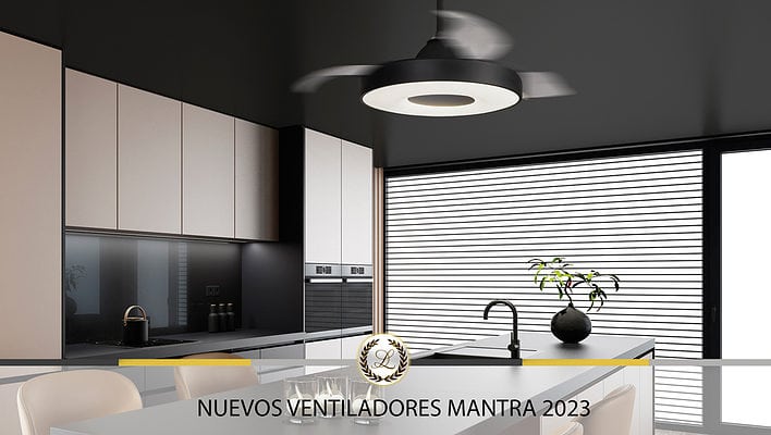 Nuevos ventiladores Mantra 2023 - PerLighting Tienda de lamparas e iluminación online