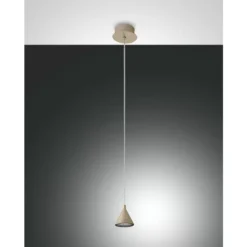 Delta - Oro mate - Lámpara colgante - Fabas Luce - PerLighting Tienda de lamparas e iluminación online