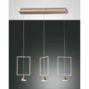 Sirio 3 - Oro mate - Lámpara colgante - Fabas Luce - PerLighting Tienda de lamparas e iluminación online