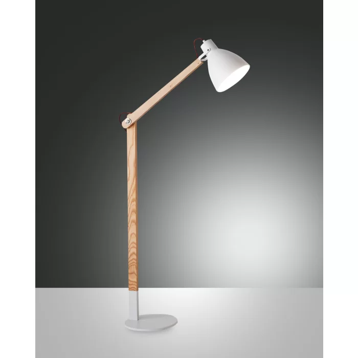 Sveva - Madera fresno - Lámpara de pie - Fabas Luce - PerLighting Tienda de lamparas e iluminación online