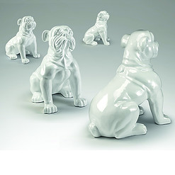 White Bulldog - Figura decorativa - Schuller - PerLighting Tienda de lamparas e iluminación online
