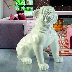 White Bulldog - Figura decorativa - Schuller - PerLighting Tienda de lamparas e iluminación online