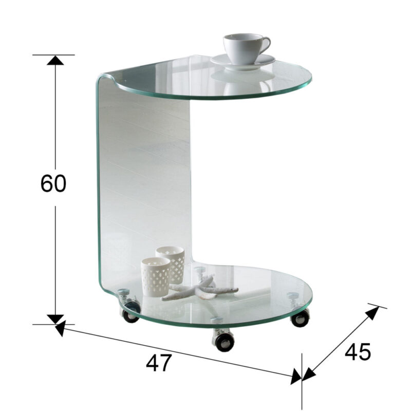 Glass 45 - Mesa auxiliar - Schuller - PerLighting Tienda de lamparas e iluminación online