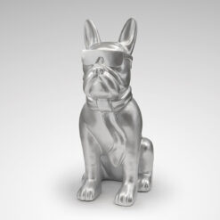 Bulldog Francés - Plata - Figura decorativa - Schuller - PerLighting Tienda de lamparas e iluminación online