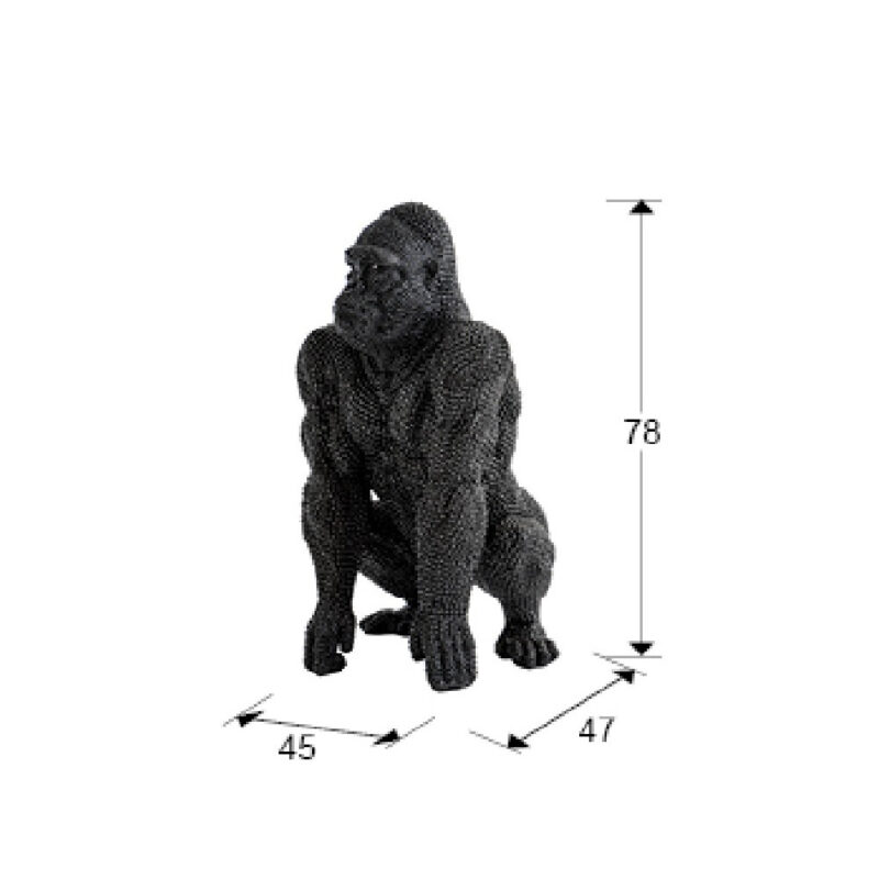 Gorila G - Negro - Figura decorativa - Schuller - PerLighting Tienda de lamparas e iluminación online