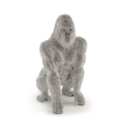 Gorila G - Plata - Figura decorativa - Schuller - PerLighting Tienda de lamparas e iluminación online