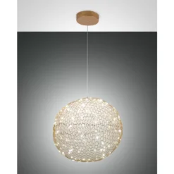Sumter 1 - Dorado - Lámpara colgante - Fabas Luce - PerLighting Tienda de lamparas e iluminación online