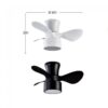 Kos - Blanco - Ventilador de techo - Fabrilamp - PerLighting Tienda de lamparas e iluminación online