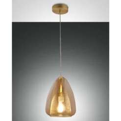 Britton 1 - Cobre - Lámpara colgante - Fabas Luce - PerLighting Tienda de lamparas e iluminación online
