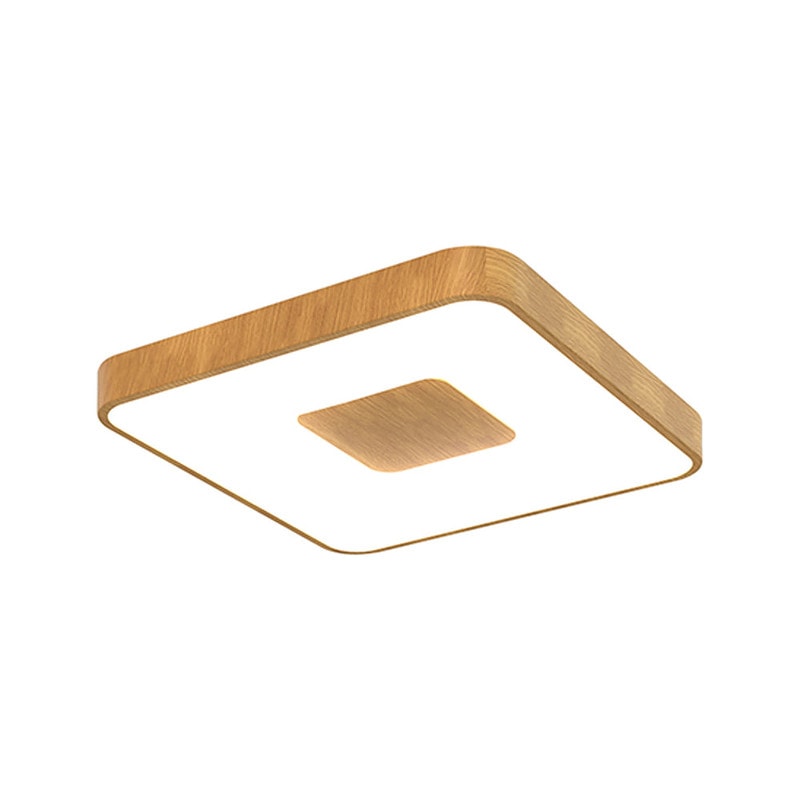 Coin Square Plafón Madera 80W - Mantra