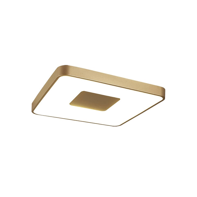 Coin Square Plafón Oro 80W - Mantra