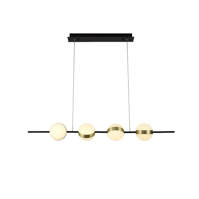 Cuba LED Colgante - Negro/Oro 103CM - Mantra