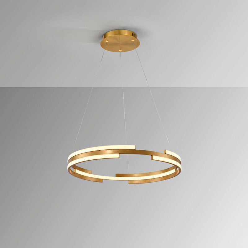 Ciclos Dimable - Lámpara Colgante - Oro - Schuller