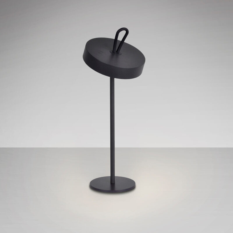 Gong - Lámpara de Sobremesa - Negro - Schuller