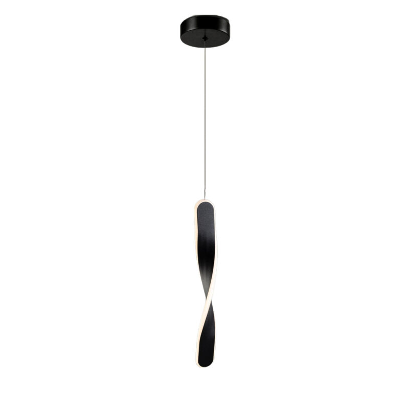 Twist - Lámpara Colgante - Negro - Schuller