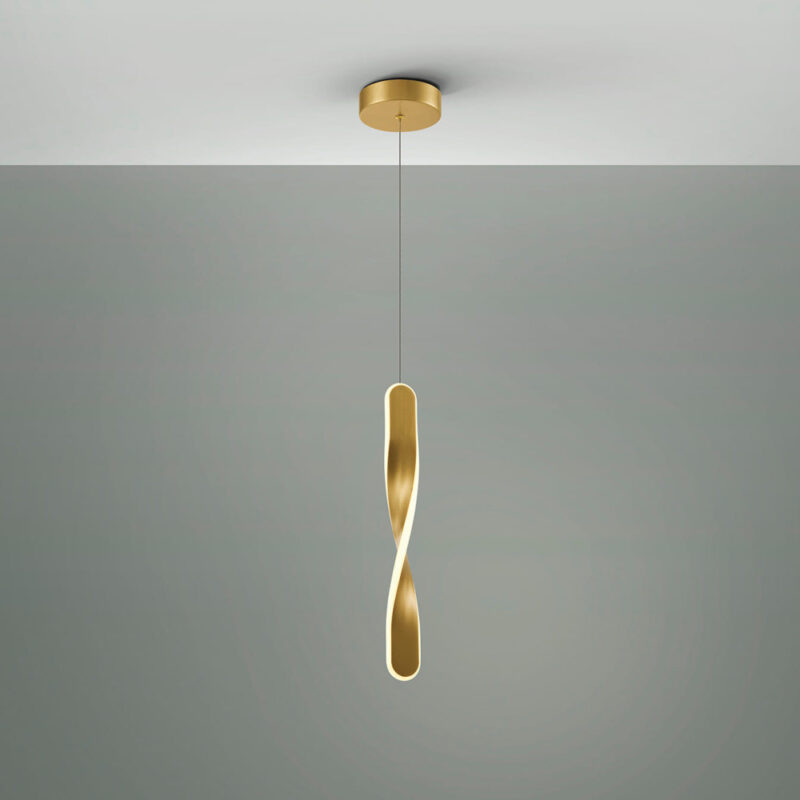 Twist - Lámpara Colgante - Oro - Schuller